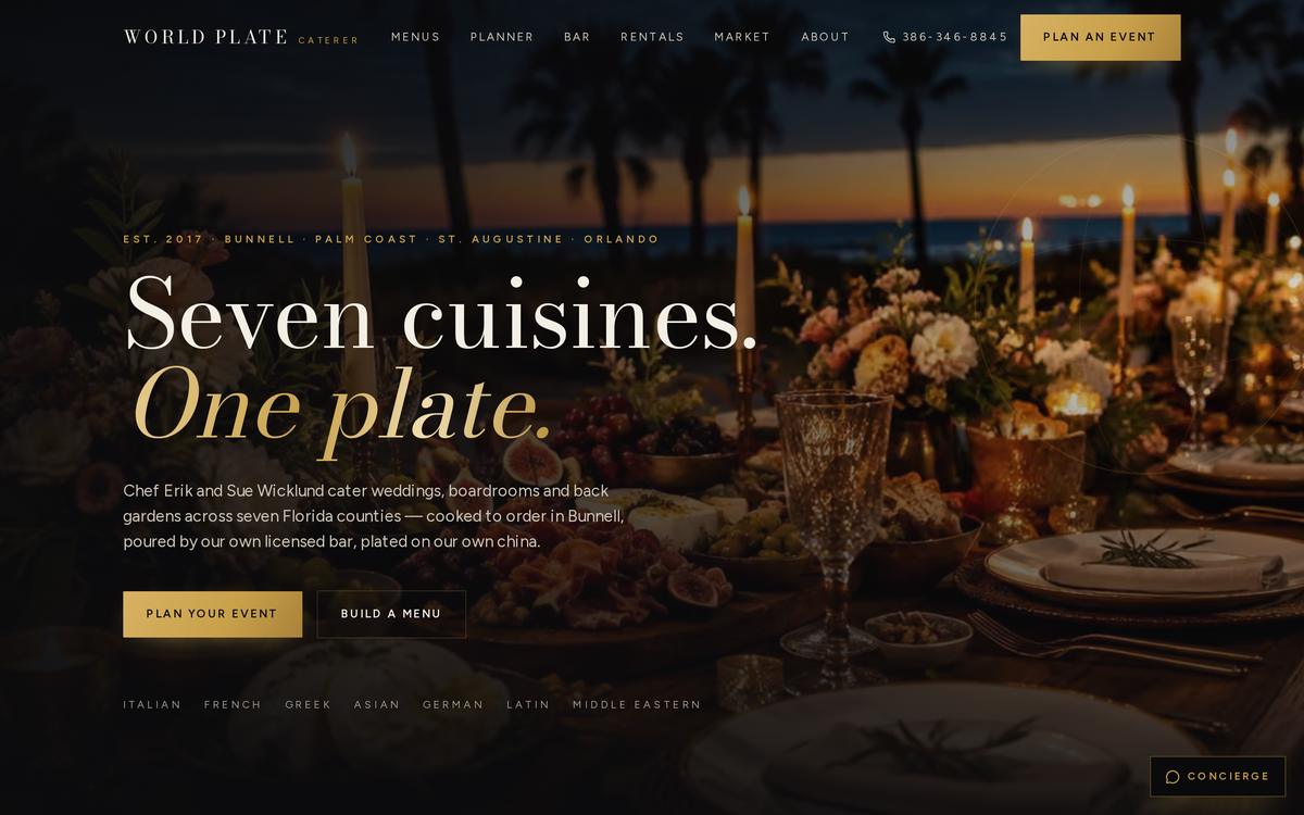 Startseite von worldplatefl.sitomat.us